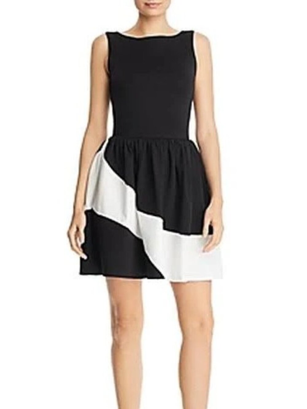 AQUA Sleeveless Fit and Flare Dress, with pockets!